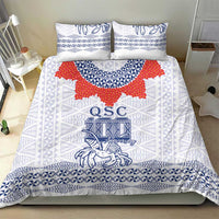 Queen Salote College 100 Years Anniversary Bedding Set Tonga QSC White - Polynesian Pride