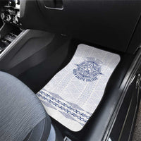 Queen Salote College 100 Years Anniversary Personalized Car Mats Tonga QSC White - Polynesian Pride