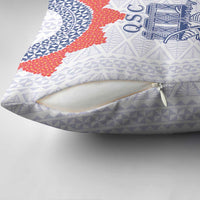 Queen Salote College 100 Years Anniversary Pillow Cover Tonga QSC White - Polynesian Pride