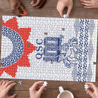 Queen Salote College 100 Years Anniversary Puzzle Tonga QSC White - Polynesian Pride