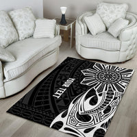 Personalised Philippines Area Rug Tribal Sun LT7 - Polynesian Pride