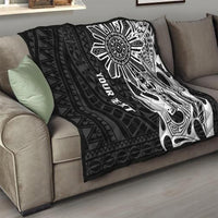 Personalised Philippines Quilt Tribal Sun LT7 - Polynesian Pride