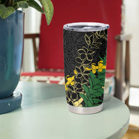 Hawaii Puakenikeni - Maile Lei Tumbler Cup Obsidian Black