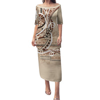 Samoa Siapo Classic Motif Family Matching Puletasi and Hawaiian Shirt Manuia le tuto’atasi o Samoa Independence