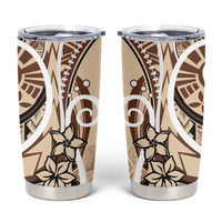 Samoa Siapo Classic Motif Tumbler Cup Manuia le tutoatasi o Samoa Independence