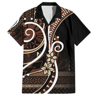 Samoa Siapo Classic Motif Family Matching Long Sleeve Bodycon Dress and Hawaiian Shirt Manuia le tuto’atasi o Samoa Independence Black Style