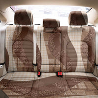 Polynesian Tribal Pattern Patchwork Picturesque Back Car Seat Cover Mocha LT7 - Polynesian Pride