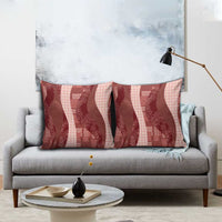 Polynesian Tribal Pattern Patchwork Picturesque Pillow Cover Crimson LT7 - Polynesian Pride