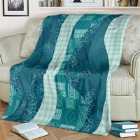 Polynesian Tribal Pattern Patchwork Picturesque Blanket Oceanic LT7 - Polynesian Pride