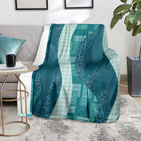 Polynesian Tribal Pattern Patchwork Picturesque Blanket Oceanic LT7 - Polynesian Pride