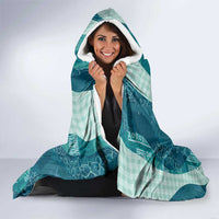 Polynesian Tribal Pattern Patchwork Picturesque Hooded Blanket Oceanic LT7 - Polynesian Pride