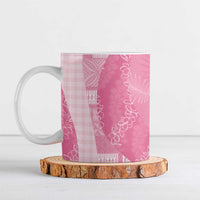 Polynesian Tribal Pattern Patchwork Picturesque Ceramic Mug Rose Pink LT7 Rose Pink - Polynesian Pride
