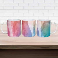 Polynesian Tribal Pattern Patchwork Picturesque Ceramic Mug Holographic LT7 - Polynesian Pride
