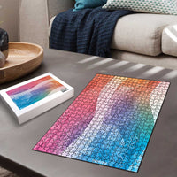 Polynesian Tribal Pattern Patchwork Picturesque Puzzle Holographic LT7 - Polynesian Pride