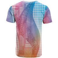 Polynesian Tribal Pattern Patchwork Picturesque T Shirt Holographic LT7 - Polynesian Pride