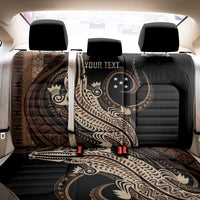 Personalized Solomon Islands Crocodile Back Car Seat Cover Hapi Isles - Independence Anniversary