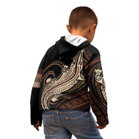 Personalized Solomon Islands Crocodile Kid Hoodie Hapi Isles - Independence Anniversary