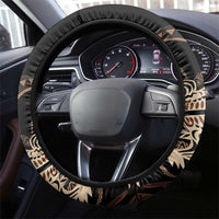 Solomon Islands Crocodile Steering Wheel Cover Hapi Isles - Independence Anniversary LT7 - Polynesian Pride