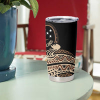 Personalized Solomon Islands Crocodile Tumbler Cup Hapi Isles - Independence Anniversary LT7 - Polynesian Pride
