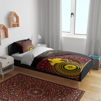 Papua New Guinea Independence Bedding Set Tapa Circle