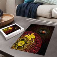 Papua New Guinea Independence Puzzle Tapa Circle