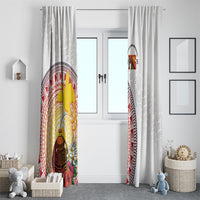 Hapi De Bilong Indipendens Papua New Guinea Window Curtain PNG Lime Pot