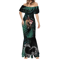 Maori Hongi Valentine Mermaid Dress Aroha Ahau Ki A Koe