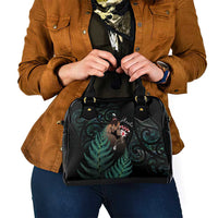 Maori Hongi Valentine Shoulder Handbag Aroha Ahau Ki A Koe