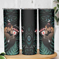 Maori Hongi Valentine Skinny Tumbler Aroha Ahau Ki A Koe LT7 - Polynesian Pride