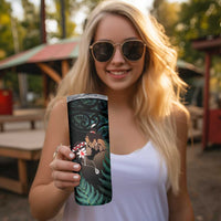 Maori Hongi Valentine Skinny Tumbler Aroha Ahau Ki A Koe LT7 - Polynesian Pride