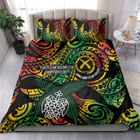 Vanuatu Indipendens Dei Bedding Set Mix Traditional Sand Drawing