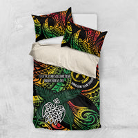 Vanuatu Indipendens Dei Bedding Set Mix Traditional Sand Drawing