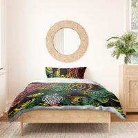 Vanuatu Indipendens Dei Bedding Set Mix Traditional Sand Drawing