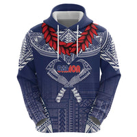 Personalized Talofa Samoa Hoodie Ulafala With Toa Nifo'oti - Blue