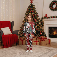 New Zealand Silver Fern Christmas Tree Christmas Pajama Set Meri Kirihimete - Polynesian Pride