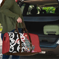 New Zealand Silver Fern Christmas Tree Travel Bag Meri Kirihimete - Polynesian Pride