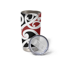 New Zealand Silver Fern Christmas Tree Tumbler Cup Meri Kirihimete - Polynesian Pride