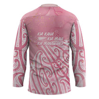 Breast Cancer Awareness Maori Hockey Jersey Kia Kaha Kia Maia Kia Manawanui LT7 - Polynesian Pride