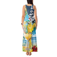 Funny Tropical Christmas Tank Maxi Dress Tis The Season To Get Tipsy LT7 - Polynesian Pride
