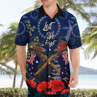 Anzac Hawaiian Shirt Australia Aboriginal Mix New Zealand Slouch Hats LT7 - Polynesian Pride