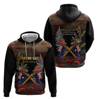 Australia - New Zealand ANZAC Hoodie Gallipoli ANZAC Cove Landing LT7 - Polynesian Pride