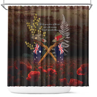 Australia - New Zealand ANZAC Shower Curtain Gallipoli ANZAC Cove Landing