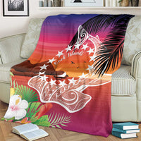 Kia Orana Cook Islands Blanket Sunset Dream