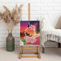 Kia Orana Cook Islands Canvas Wall Art Sunset Dream