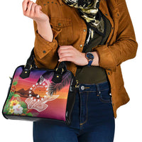 Kia Orana Cook Islands Shoulder Handbag Sunset Dream LT7 - Polynesian Pride