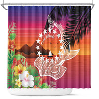 Kia Orana Cook Islands Shower Curtain Sunset Dream