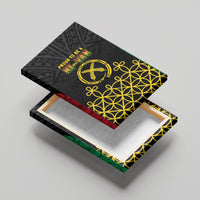 Vanuatu Indipendens Dei Canvas Wall Art Tribal Sand Drawing