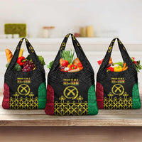 Vanuatu Indipendens Dei Grocery Bag Tribal Sand Drawing LT7 3-pack One Size Colorful - Polynesian Pride