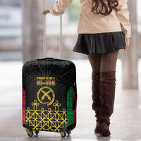 Vanuatu Indipendens Dei Luggage Cover Tribal Sand Drawing