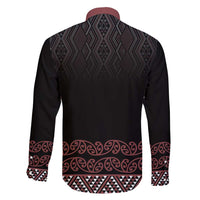 Maori Taniko Patterns Family Matching Short Sleeve Bodycon Dress and Hawaiian Shirt Brown Niho Taniwha Mix Paatiki Motifs LT7 - Polynesian Pride